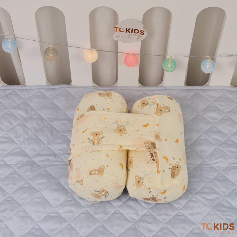 Gối chặn Xô Muslin Tokids