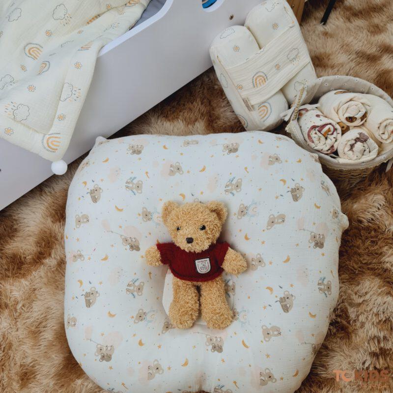 Gối chống trào ngược Tokids - Gấu ôm